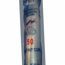 Royal Plastic Pint Glass  1x50's