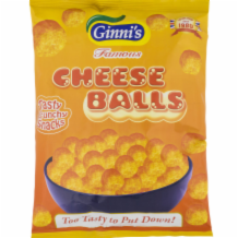 Ginni Cheese Balls Bag  10x80g