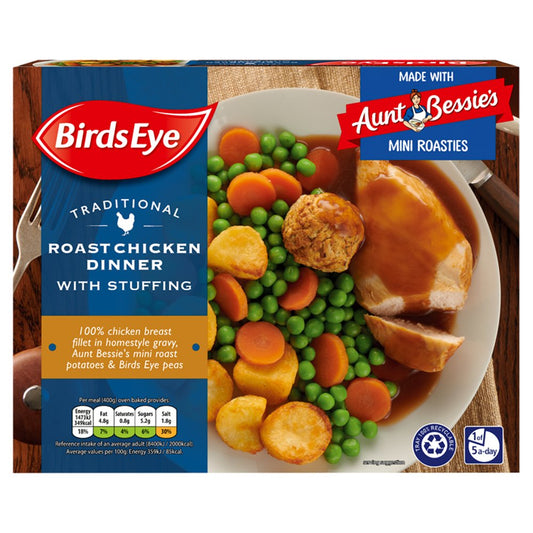 Birds Eye Traditional Roast Chicken Dinner Ready Meal 400G   400g × 1