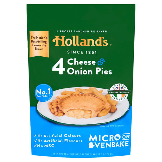 Holland's 4 Cheese & Onion Pies   4s × 7