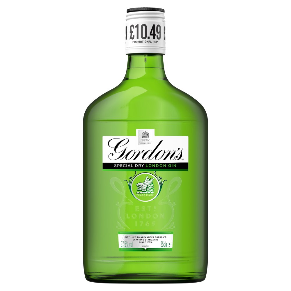 Gordon's London Dry Gin 37.5% vol 35cl PMP £10.49   35Cl × 6