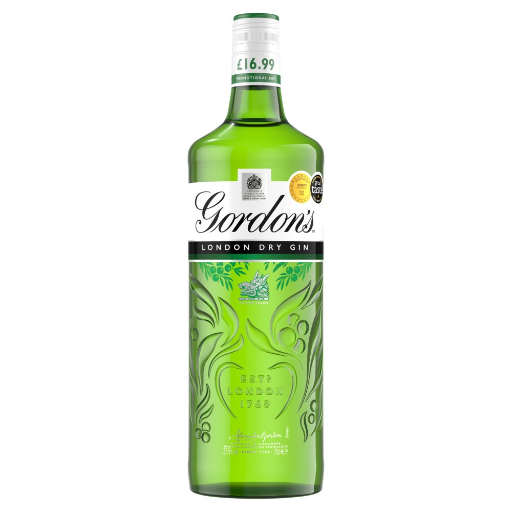 Gordon's London Dry Gin 70cl £16.99   70Cl × 6
