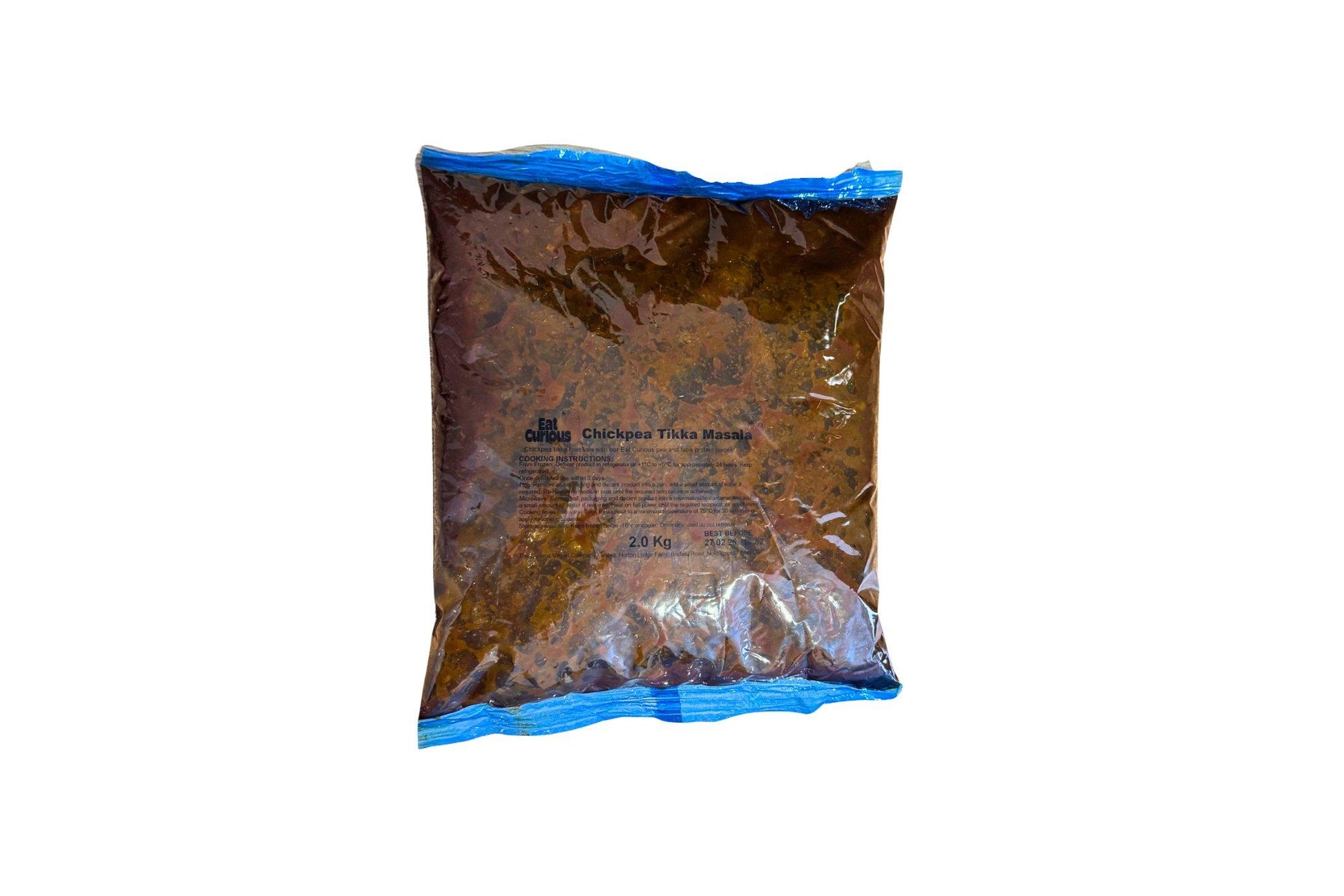 Eat Curious Chickpea Tikka Masala 2kg 6 x 2kg Ready Meals Asetena Pa 