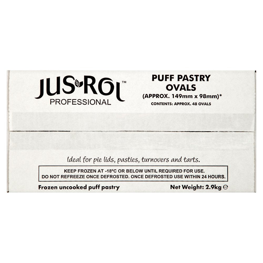 Jus-Rol Puff Pastry Ovals x48 2.9kg   48s × 1