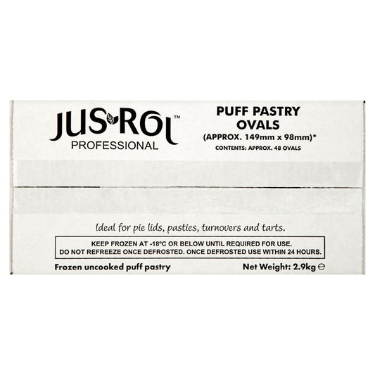 Jus-Rol Puff Pastry Ovals x48 2.9kg   48s × 1