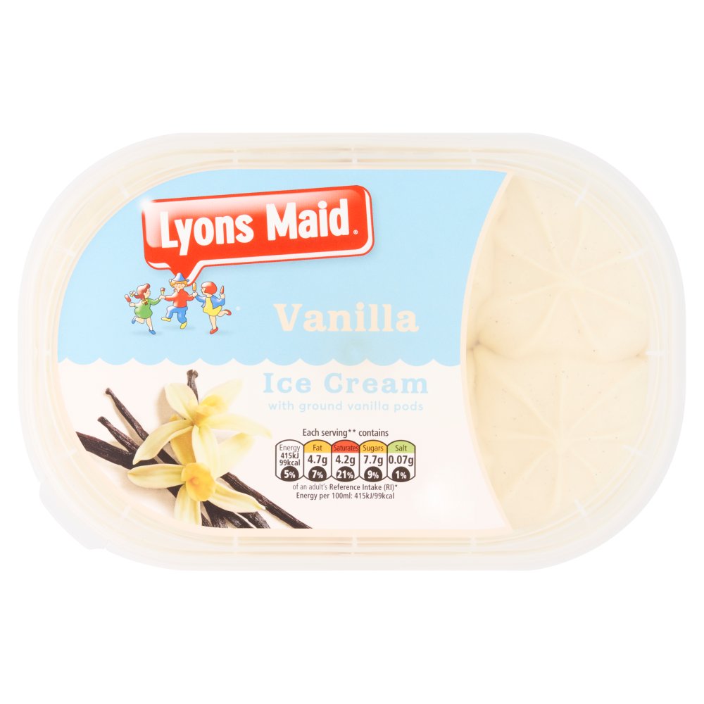 Lyons Maid Vanilla Ice Cream 900ml   900ml × 1