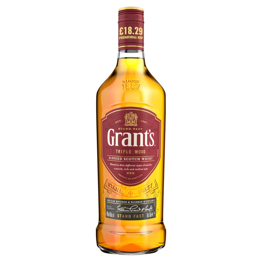 Grant's Triple Wood Blended Scotch Whisky 700ml   70Cl × 1