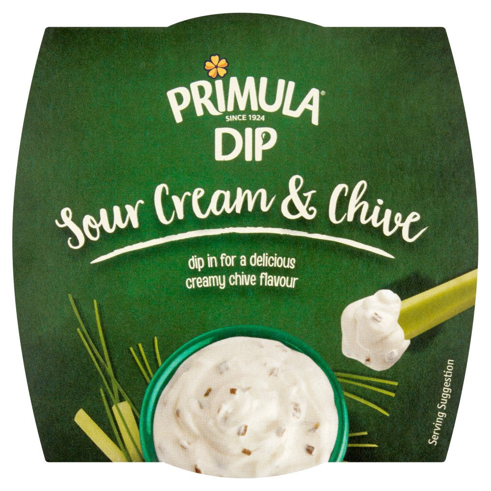 Primula Dip Sour Cream & Chive 150g   150g × 1 Chilled Snacks Asetena Pa 
