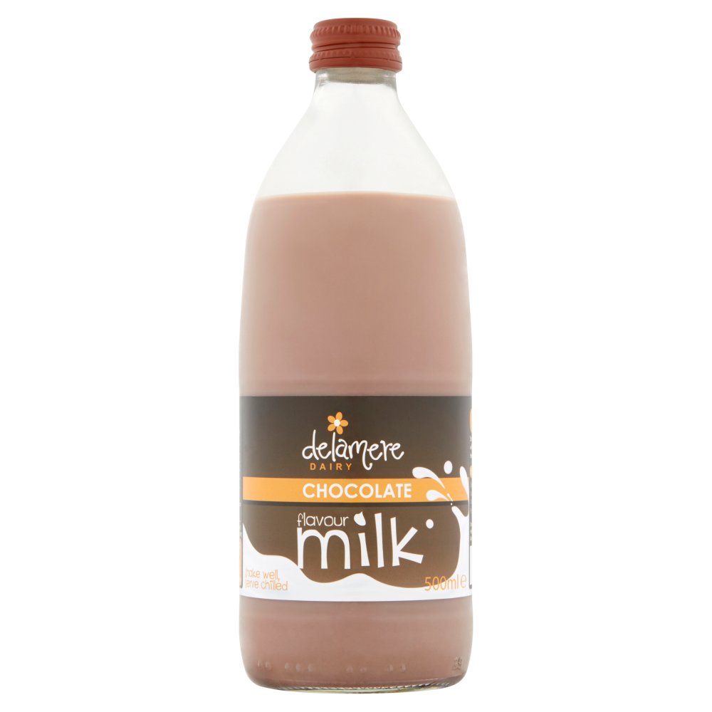 Delamere Dairy Chocolate Flavour Milk 500ml   500ml × 12