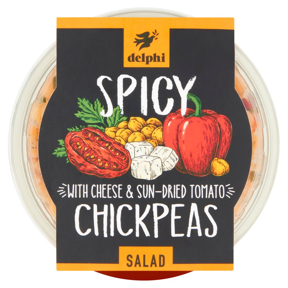 Delphi Spicy with Cheese & Sun-Dried Tomato Chickpeas Salad 220g   220g × 1