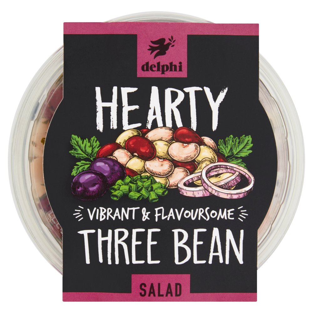 Delphi Hearty Vibrant & Flavoursome Three Bean Salad 220g   220g × 1