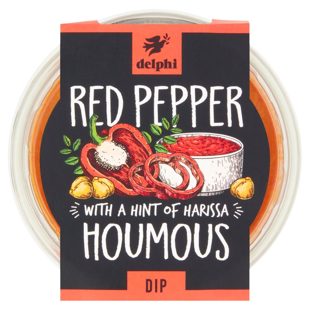 Delphi Red Pepper Houmous Dip 170g   170g × 6