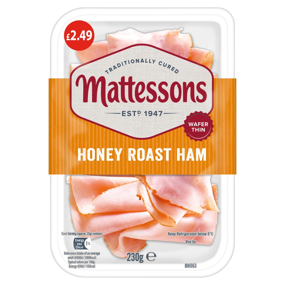 Mattessons Honey Roast Ham 230g   230g × 1