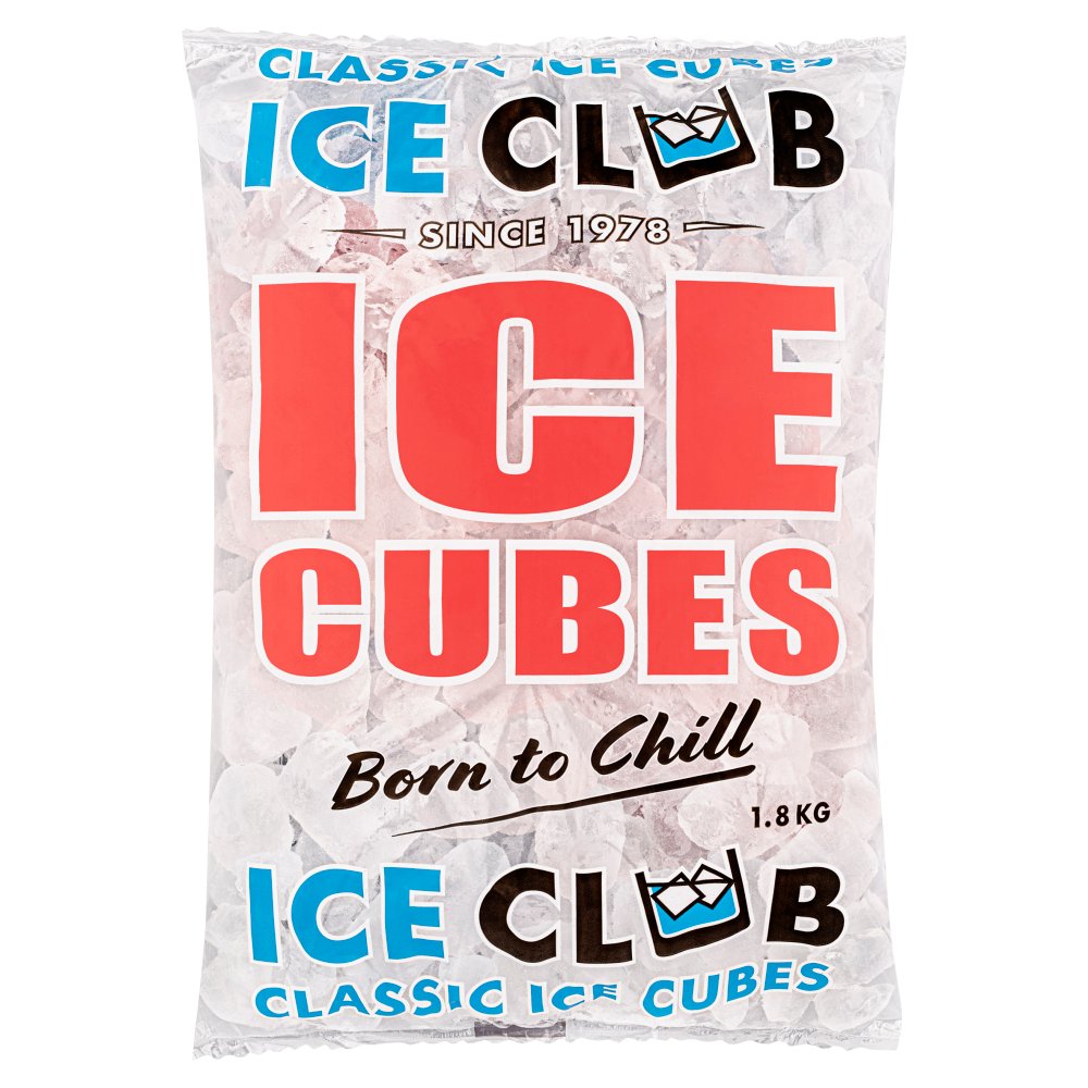 Ice Club Ice Cubes 1.8kg   1.8Kg × 1