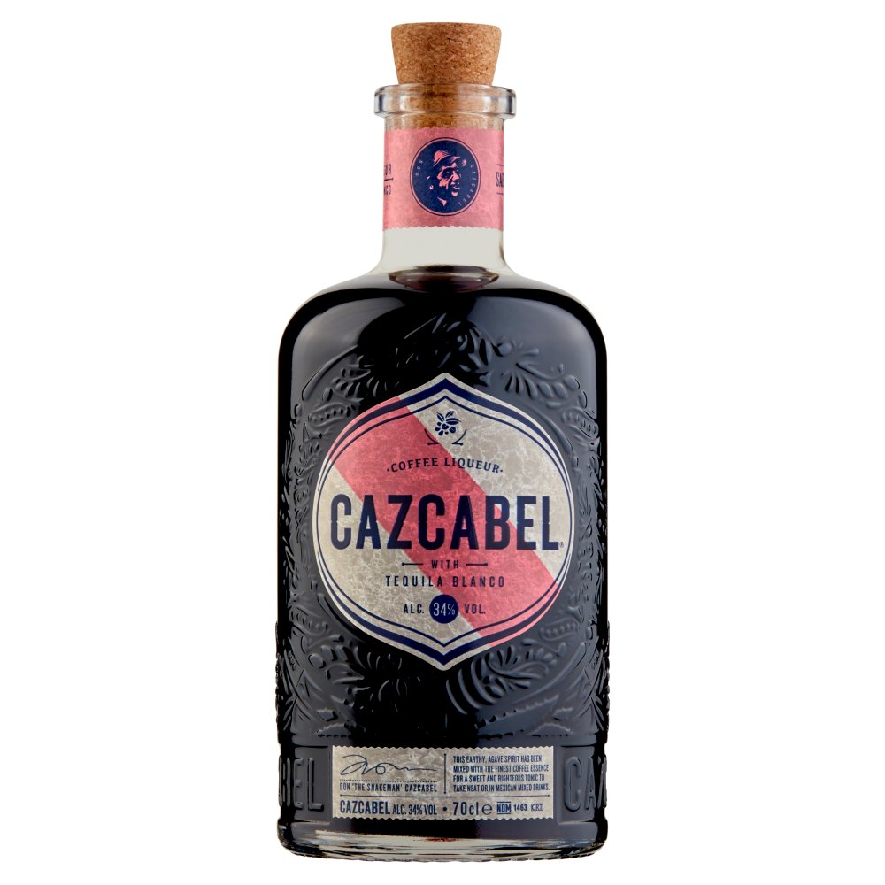 Cazcabel Coffee Liqueur with Tequila Blanco 70cl   70Cl × 1