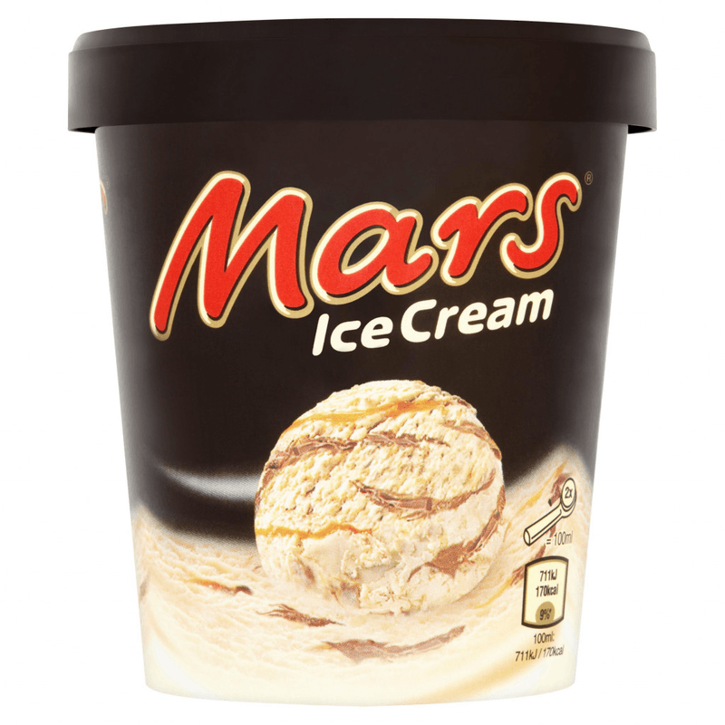 Mars Ice Cream Tub 8x500ml