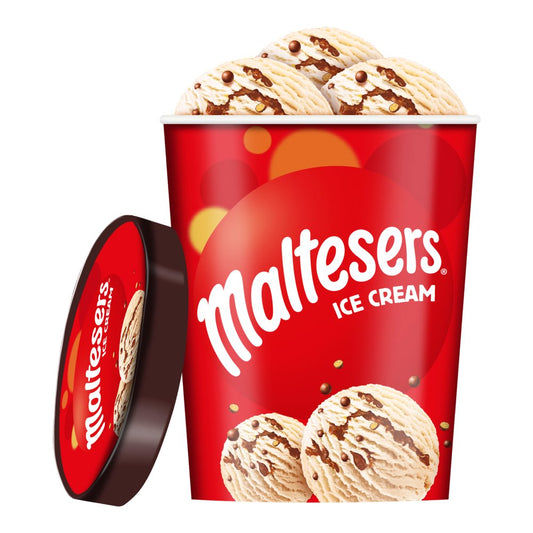 Maltesers Chocolate Ice Cream Tub 500ml   500ml × 8