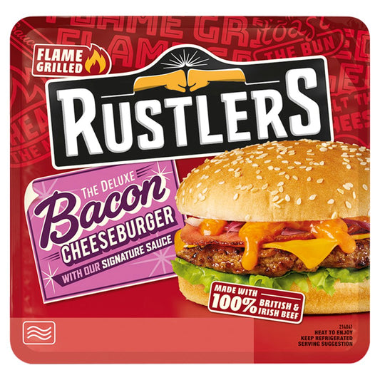 Rustlers The Deluxe Bacon Cheeseburger 191g   191g × 1