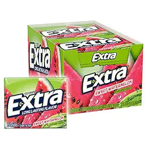 Extra Watermelon Sugarfree Gum Single  30x10's