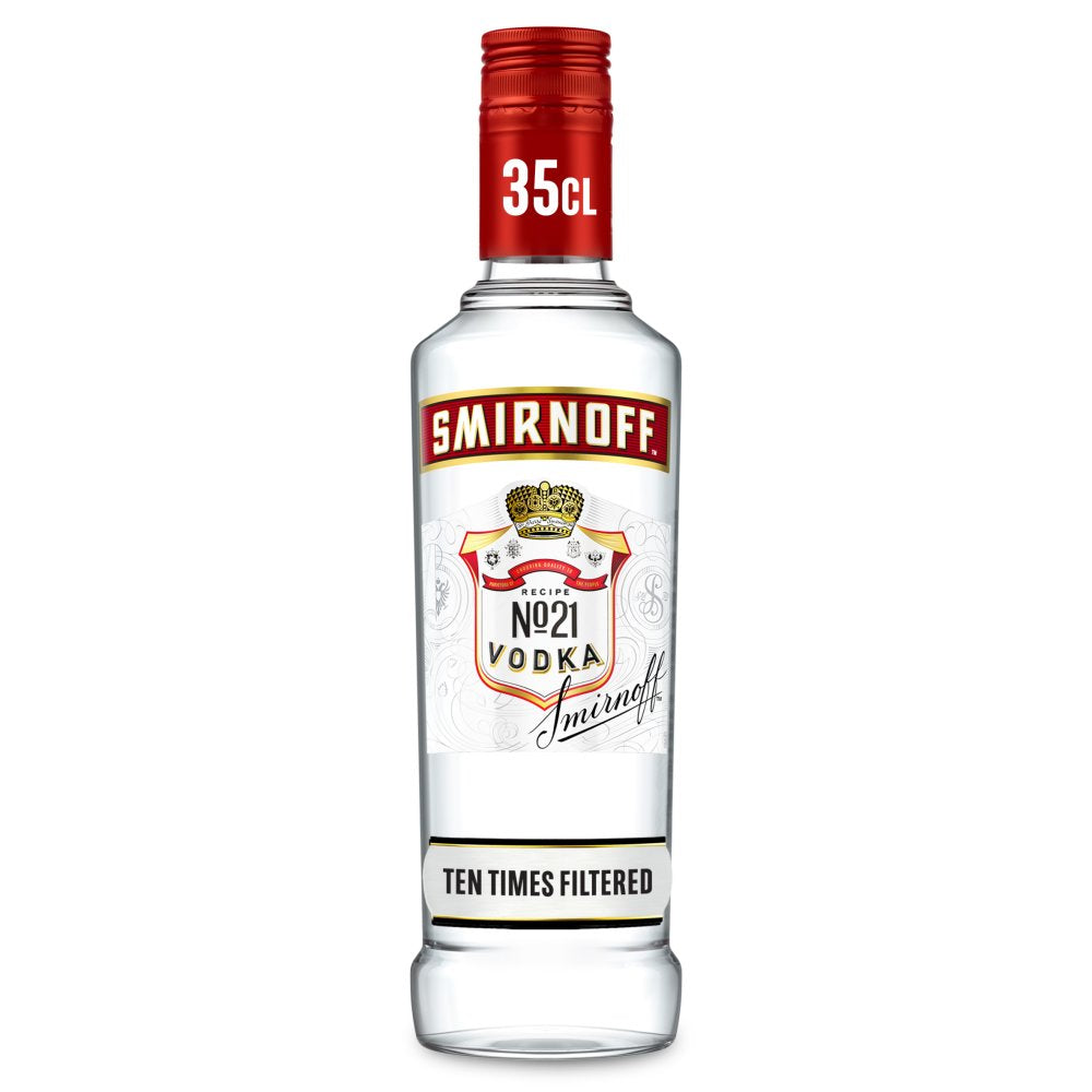 Smirnoff No. 21 Vodka Red Label 37.5% vol 35cl Bottle   35Cl × 6
