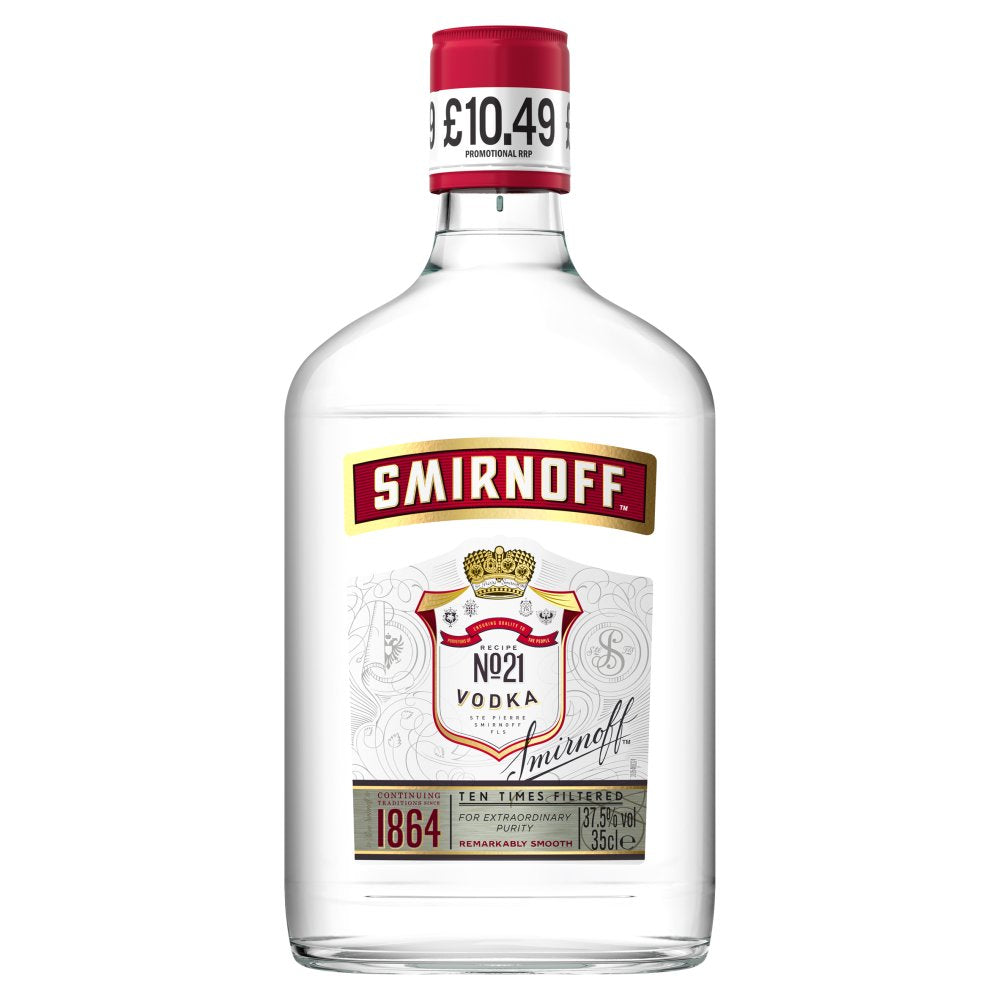 Smirnoff No.21 Vodka 37.5% vol 35cl Bottle PMP £10.49   35Cl × 1