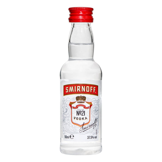 Smirnoff No. 21 Vodka 37.5% vol 5cl Bottle   5Cl × 12 × 1