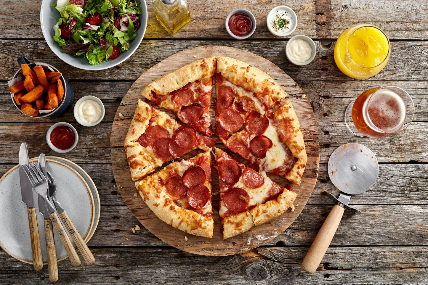 Chicago Town Takeaway Stuffed Crust Pepperoni Pizza 2 x 4 Ready Meals Asetena Pa 