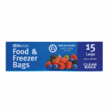 Lifestyle Food Bags Large     6x15's