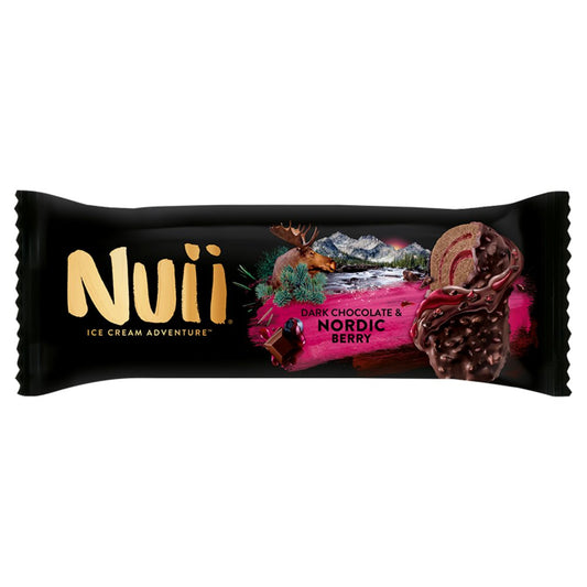 Nuii Ice Cream Adventure Dark Chocolate & Nordic Berry 66g   90ml × 20 × 1