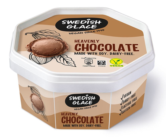 Swedish Glace (Non Dairy) Rich Chocolate (6x750ml) 6x750ml Mixed Frozen foods Asetena Pa 
