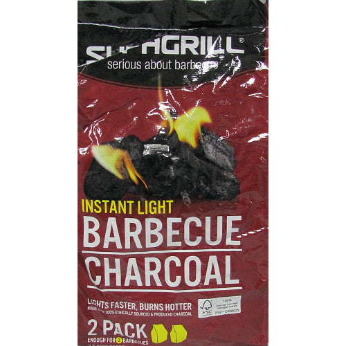 Homefire Instant Light BBQ Charcoal 2 x 850g   Sgl × 1
