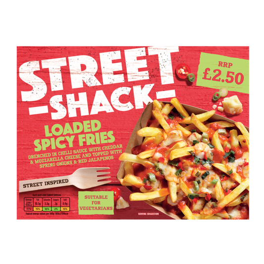 PM 2.50 Street Shack Loaded Spicy Fries 8x250g