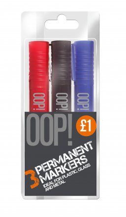 Permanent Markers    6x3/4's