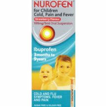 Nurofen Children Fever&pain Susp Syringe Strawberr  6x100ml