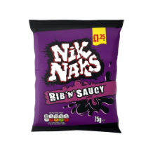 Nik Naks Rib N Saucy   20x75g