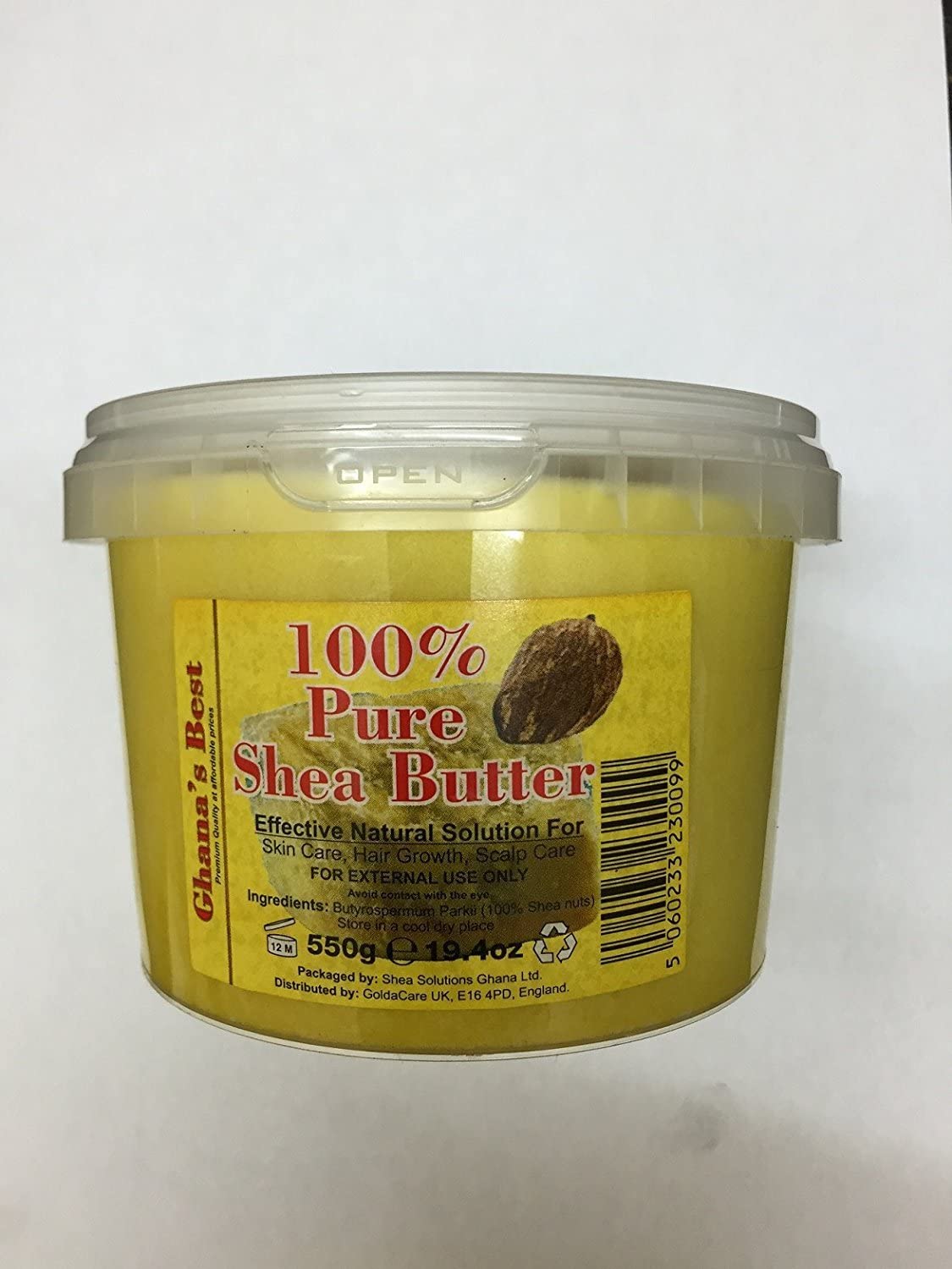 Easy Melt Yellow Shea  Butter 550g