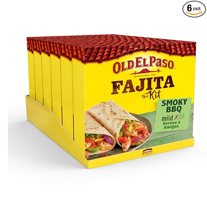 Old El Paso Bbq Fajita Kit   4x550g Grocery Asetena Pa 