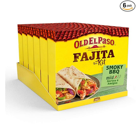 Old El Paso Bbq Fajita Kit   4x550g Grocery Asetena Pa 