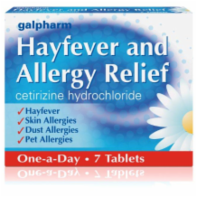 Hayfever & Alergy Tablets  10x7's