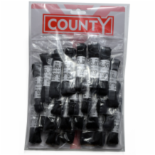 County Black Shoe Laces  24xLD01