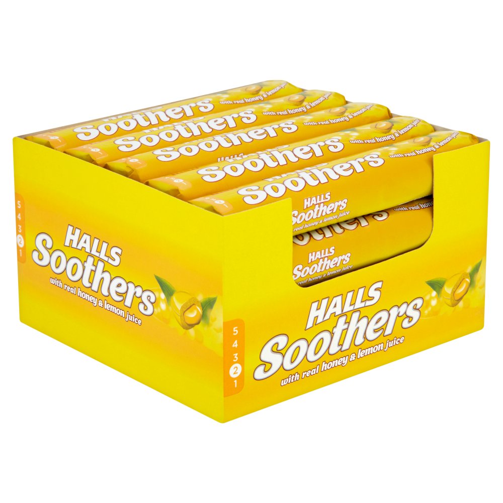 Halls Soothers Honey & Lemon Flavour 45g