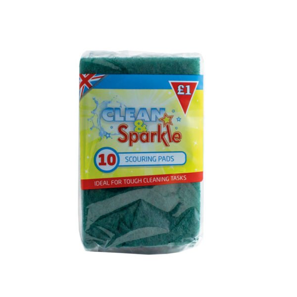 Clean & Sparkle Cleaning Pads pk																	  10x2's