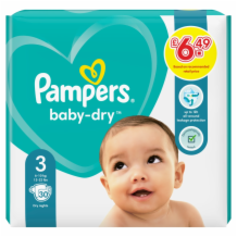 Pampers Baby Dry Size    4x30's