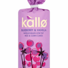 Kallo Blueberry&vanilla Jumbo Rice&corn Cakes  1x120g