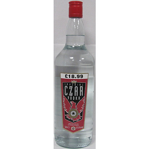 Imperial Czar Vodka PM £18.99   1Ltr × 1