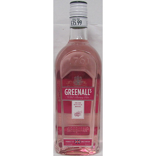 Greenalls Wild Berry Gin PM £15.99   70Cl × 1