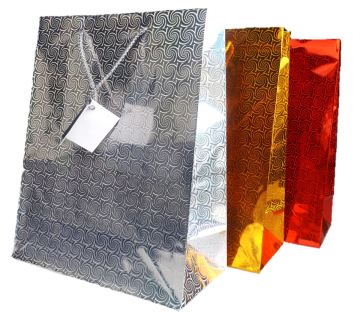 Holographic Bag Large  12x12's
