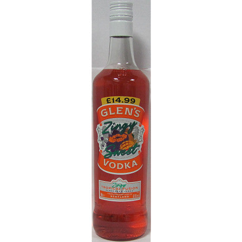 Glens Tropical Fusion PM £14.99   70Cl × 6