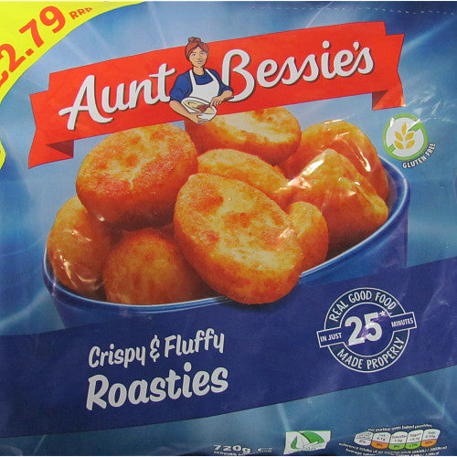 Aunt Bessies Roast Potatoes PM £2.79   720g × 1 Sales Asetena Pa 