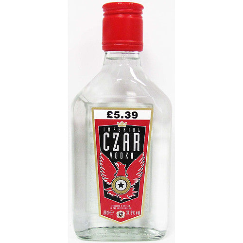 Imperial Czar Vodka PM £5.39 37.5%   20Cl × 12